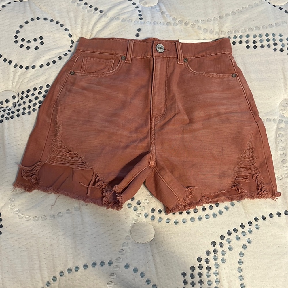 Highest rise mom jean shorts